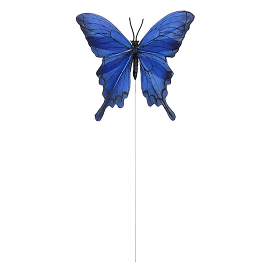 3.5" Blue Feather Butterflies, 6ct. by Ashland®
